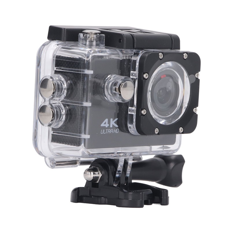 Outdoor Sports Camera 4K Wifi ABS Waterproof High Definition Black