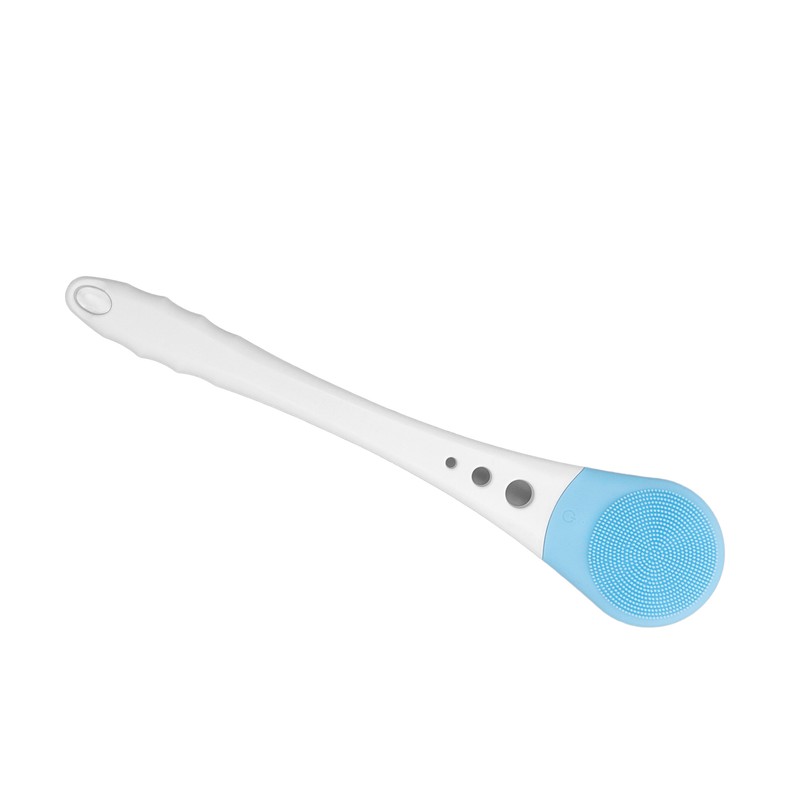 Electric Body Scrubber Shower Brush Long Handle Waterproof Cordless Body