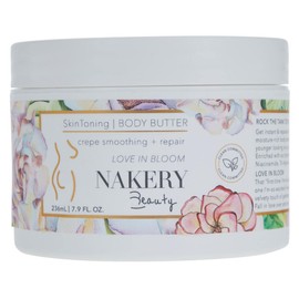 Nakery SkinToning Body Butter | Crepe Smoothing + Repair | Infused with Niacinamide, Caffeine, Tri-Hyaluronic Acid (Social Butterfly)