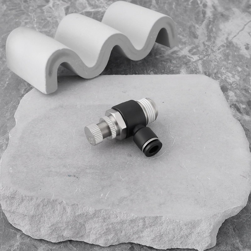 Briny River 2pcs Air Flow Control Valve Connector Push in