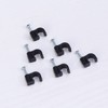 Hemobllo Cable Clips - 100 Pcs 5mm Cable Wire Clips