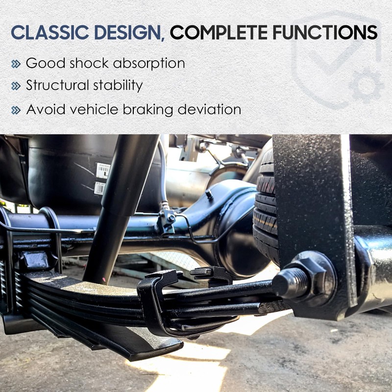 Trailer Leaf Spring, 4 Leaf 2500lb Double Eye Leaf Springs