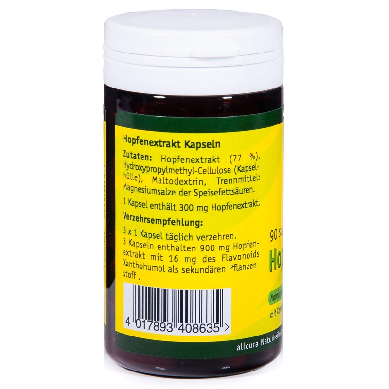 Allcura Hop Extract Capsules Pack of 90