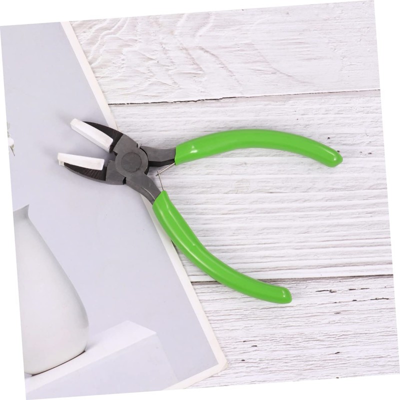 TEHAUX 1 Set DIY Jewelry Pliers with Plastic Handle Durable