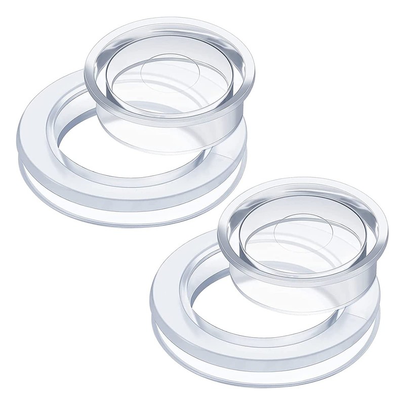 Shiwaki 3 Sets Patio Table Umbrella Rings and Caps Thicker