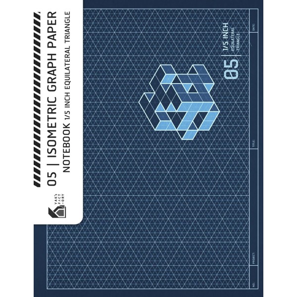 05 | 1/5 Inch Equilateral Triangle Isometric Graph Paper Notebook