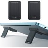 DRM 2 Pcs Mini Laptop Stand, Portable Invisible Computer Keyboard