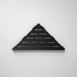 Modern 10 Inch Black Stainless Steel Recessed Storage Corner Shelf No Drilling Needed for Bathroom Use Ships From USAColor: Black
