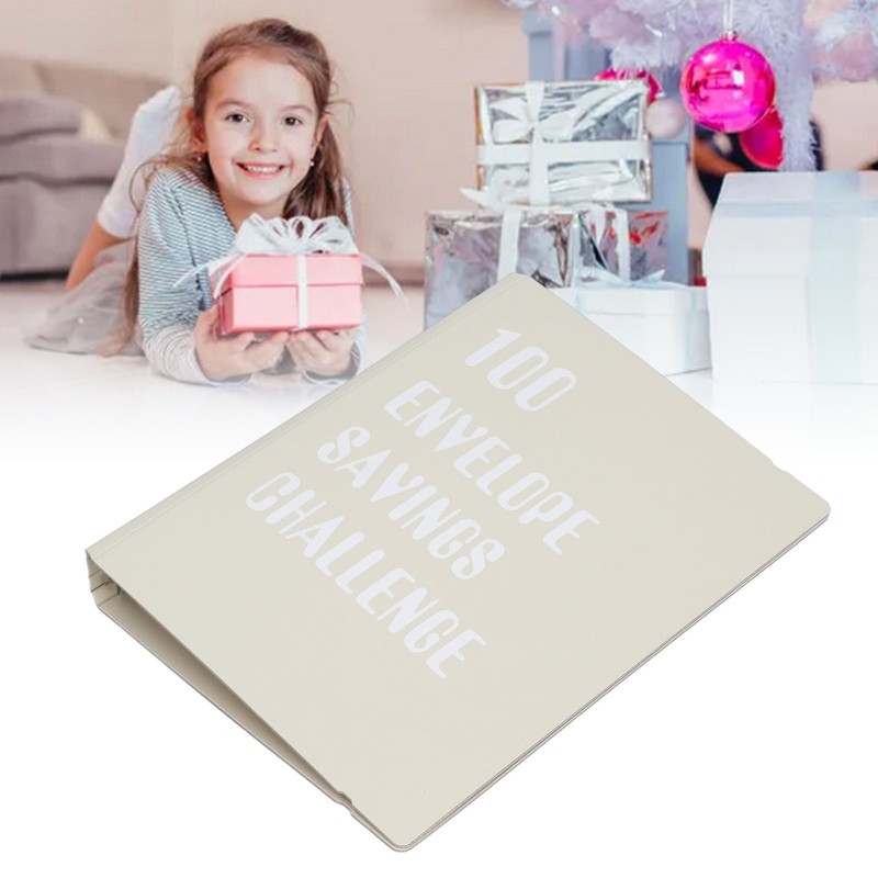 100 Envelopes Money Saving Challenge Binder Reusable A5 Budget Binder
