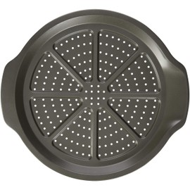 Staedter Pizza-& Pommes-Blech Pizzablech, Silber, 30 x 30 x 30 cm