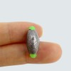 50 x 15g Oval Fishing Weights with Plastic Core for