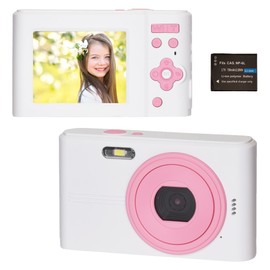 KEIYO ENGINEERING CO.,LTD. Cute Two-Tone Compact Digital Camera (White x Pink) NT-DC001 (WPK)