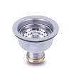 VARNAHOME 3-1/2 Deep Cup Kitchen Sink Drain Assembly, 304 Stainless