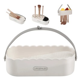 Bandejas De Silicona Para Lavar Y Secar Brocha De Maquillaje