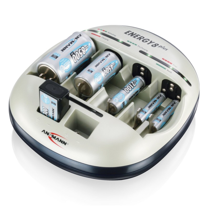 Ansmann Energy 8 Plus Smart Battery Charger Universal Maintenance Station