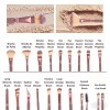 42pcs Brochas Maquillaje Profesional Esponjas Neceseres