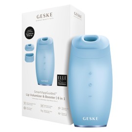 GESKE | SmartAppGuided™ Lip Volumizer & Booster | 6 in 1 | Quick Lip Plumper | Lippenbooster vollere Lippen | Lippenauffüller & Lippenvergrößerer automatisch | Vergrößerung Lippen Volumen Selfie