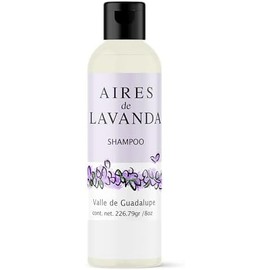 Shampoo Aires de Lavanda 240 ml (8 oz) – Aroma Natural de Lavanda – Para Cabello Normal o Graso – Limpieza Suave con Ingredientes Naturales – Sin Sulfatos ni Parabenos