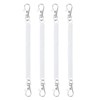 4Pcs Stretchy Spiral Keyring, Retractable Plastic Keychain Spring Key Holder