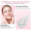 Collagen Night Wrapping Mask, Overnight Sleeping Mask for Elasticity &