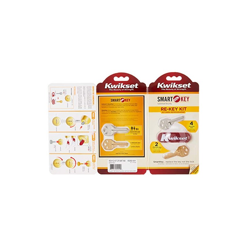 Kwikset 83262-001 SmartKey Re-keying Kit