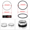 PQY 2.5 Inch Aluminum Quick Release V Band Clamp with