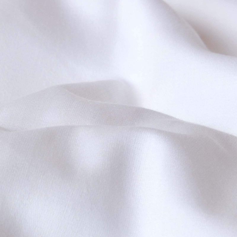 HOMESCAPES White Organic Cotton Pillowcase Standard Size 400TC 600 Thread