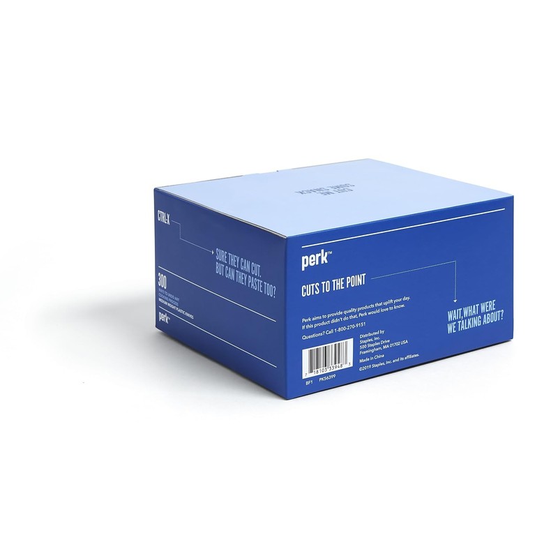 Perk Polystyrene Knife, Medium-Weight, White, 300/Pack (PK56399)