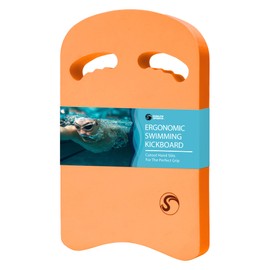 Sunlite Sports Swimming Kickboard with Ergonomic Grip Handles, One Size Fits All, for Children and Adults, Pool Training Swimming Aid, for Beginner and Advanced Swimmers