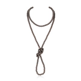 Navajo Pearl Necklace Long Western Jewelry for Women Cowgirl Vintage Beaded Pearl Necklaces (3)