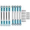 Alomejor Steering Pull Rod RC Steering Servo Pull Rod Metal