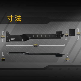 EZDIY-FAB Universal Video Card Holder GPU Brace Support Secure Graphics Card Support Support GPU Support RX6700, RTX3090-309EZ-Black