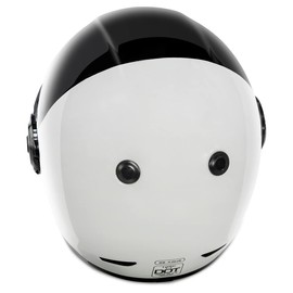 TORC T1 Unisex-Adult Retro Full face Motorcycle Helmets, Gloss Black Fifty One Fifty, X-Large