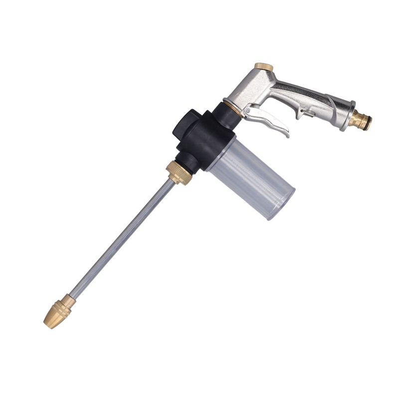 High Pressure Water Gun Garden Hose Wand Nozzle Sprayer Foam