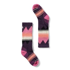 Smartwool Unisex Ski Light Cushion Over-the-Calf Socks (Toddler/Little Kid/Big Kid) Purple Iris Small