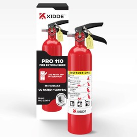 Kidde Commercial-Grade Fire Extinguisher for Office, Schools, Rechargeable 1A10BC