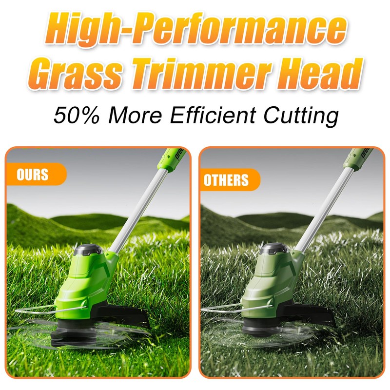 Toussaint 3-Blade Trimmer Head for Gas Powered Weedwacker Universal Weed