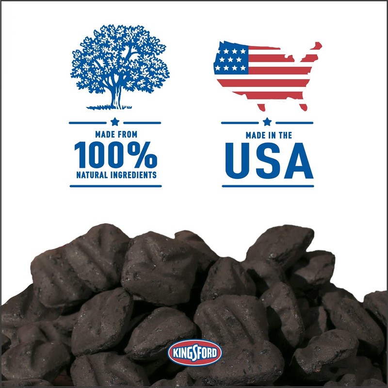 Kingsford Original Charcoal Briquettes, BBQ Charcoal for Grilling, 8 Pounds