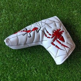 Golf Headcover Wood Cover Driver 440cc 460cc Cover Utility UT Cover Putter Cover Mallet Pin Iron Cover Waterproof Spiders Spider Single Item (Pin Type)