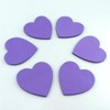 Saktopdeco 6 Pads Purple Heart Sticky Notes Fun Pastel Sticky
