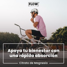 Flow Supplements | Citrato de Magnesio 1000 mg - 90 Cápsulas - Suplemento Alimenticio con Magnesio - Aporte Diario Natural - 45 Porciones - Cápsulas Fáciles de Ingerir