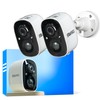 Vicohome 2K Security Camera Wireless Wi-Fi Indoor/Outdoor,Battery Powered,Easy to Setup,PIR