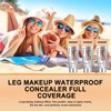 Body Leg Make-Up Waterproof, Body Coverage Perfector for Legs, Tattoo