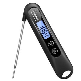 FUMMDUS Instant Read Meat Thermometer Digital, Food Thermometer for Cooking with Backlight, Temperature Probe Kitchen Gadgets Essentials for BBQ Oven Grill Smoker Candy