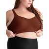 SHAPERMINT Wireless Everyday Lightly Padded Bras for Women - Wirefree,