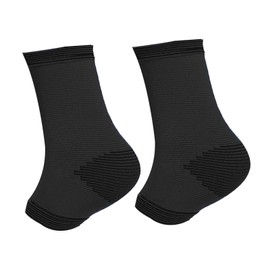 Harilla Kids Ankle Wrist Protector Boxing Ankle Braces Ankle Guard Muay Thai Ankle Braces for Basketball Taekwondo Black