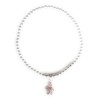 Sterling Silver 925 Beaded Stretch Boy Charm Bracelet