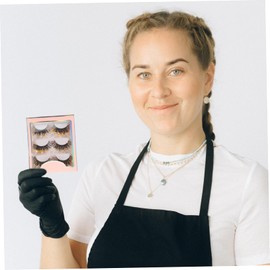 Mikinona 3 Pairs Fluffy Wispy False Eyelashes Natural Look Makeup Accessory Pack