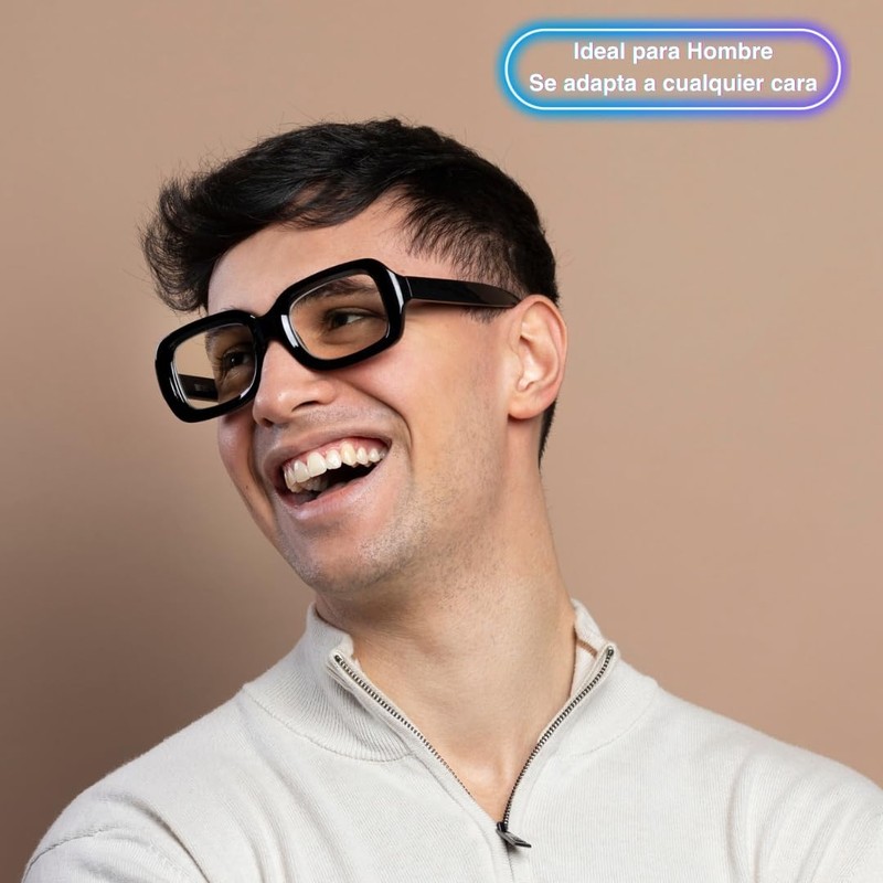 OPTIKOOL Blue Light Glasses for Theron 2.0, Black, One Size,