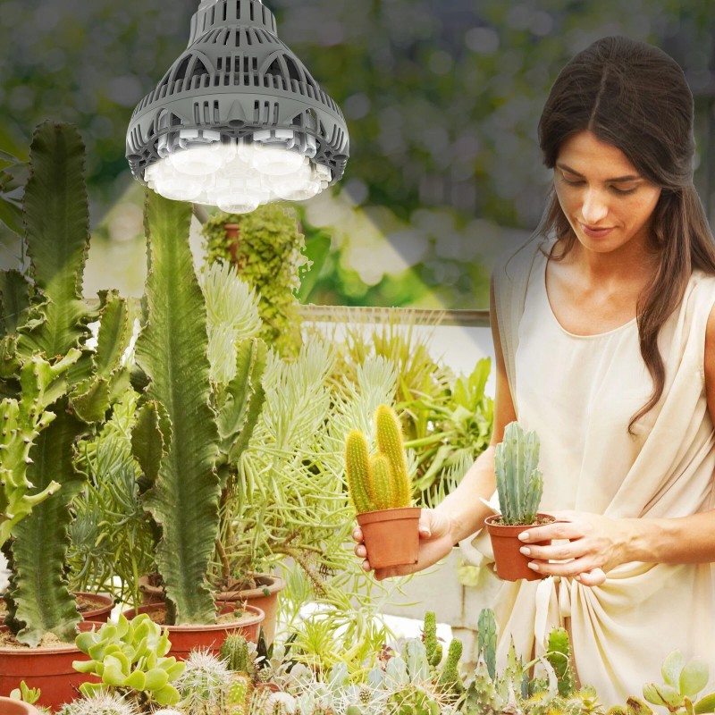 SANSI 300W Equiv. LED Grow Light Bulb Sunlike Full Spectrum